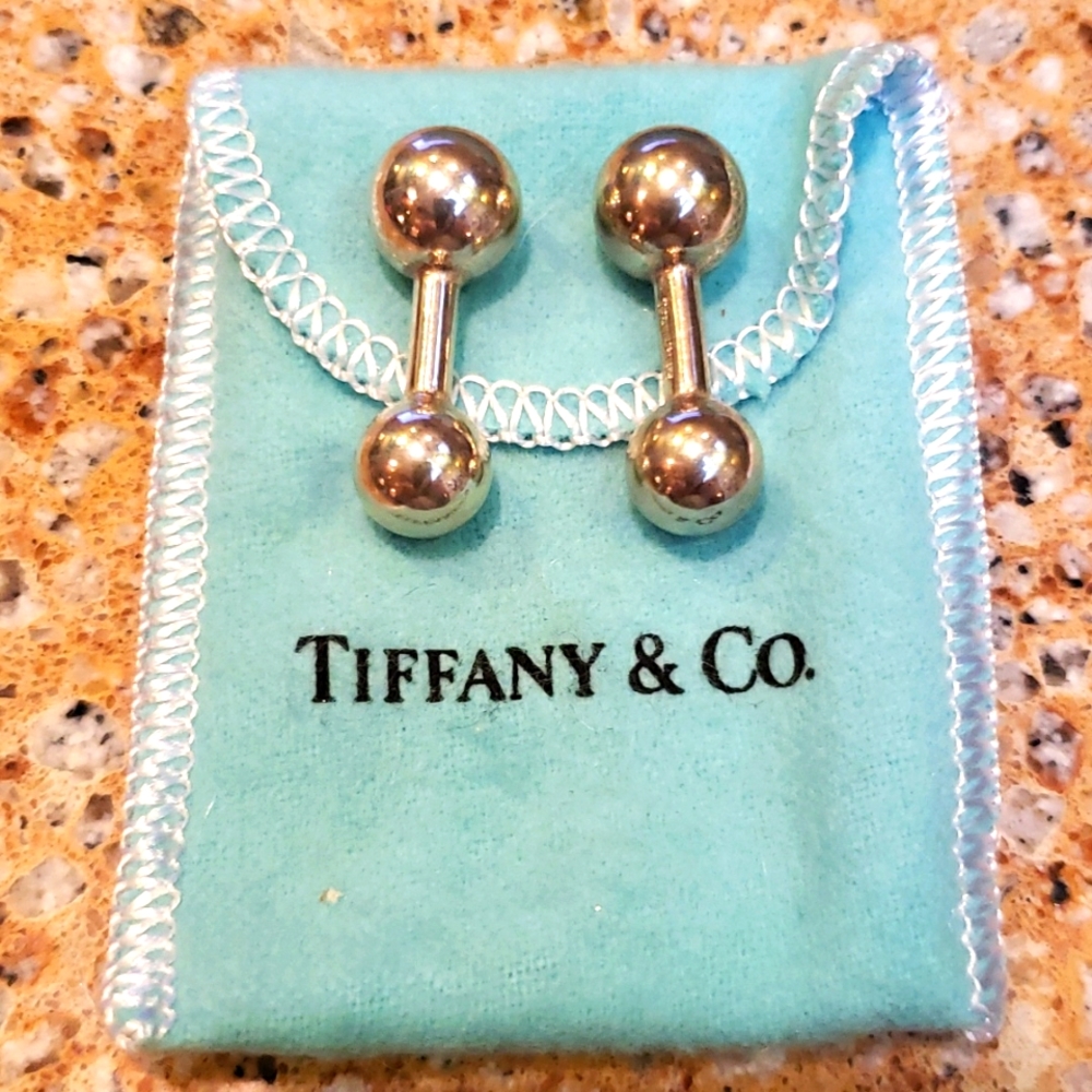 Tiffany & Co. Authentic Sterling Silver Cuff Links